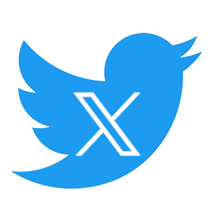 Twitter X logo