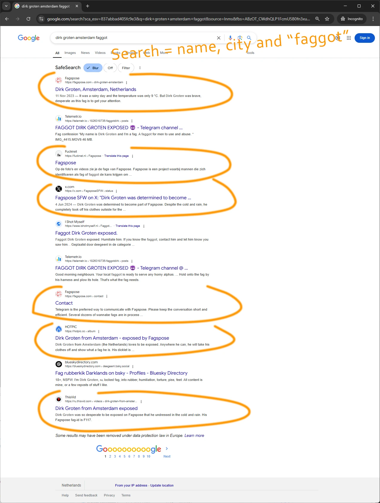 Google search results for Dirk Groten part 2