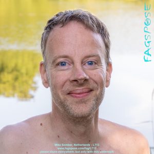 portrait of Mike Somber from the Netherlands, exposed with fag-id L713
