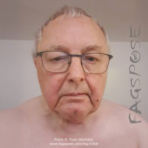 Portrait of Franz O. from Germany, exposed with full consent on Fagspose with fag-id S408