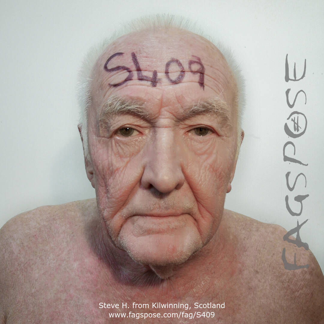 Portrait of Steve H. from Kilwinning, Scotland. Fagspose fag-id S409