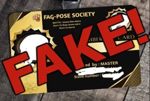 Fake Fagspose account on Telegram