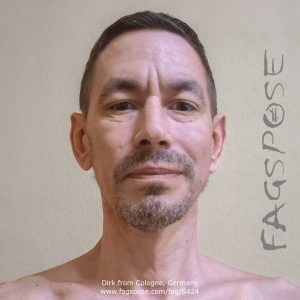 Portrait of Dirk from Cologne, Germany (Fagspose fag-id S424)